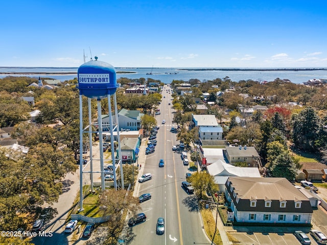 312 E W St, Southport, NC 28461 - bird's eye view of a large body of water