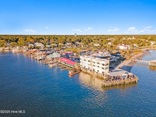 312 E W St, Southport, NC 28461 - drone / aerial view of a nearby body of water