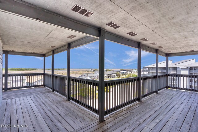 1896 New River Inlet Rd Unit 1402, North Topsail Beach, NC 28460 - view of wooden terrace