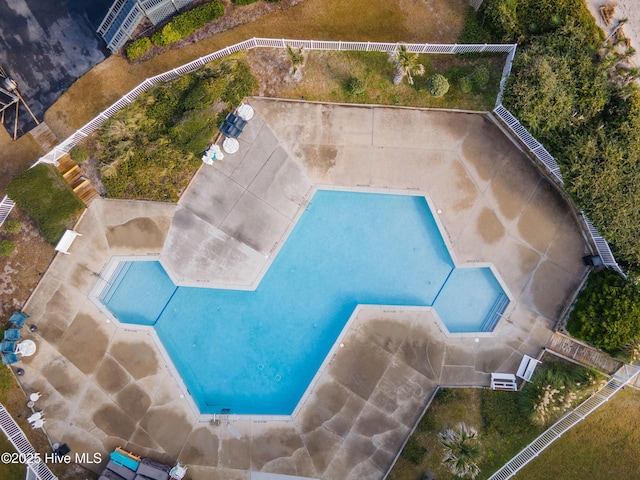 1896 New River Inlet Rd Unit 1402, North Topsail Beach, NC 28460 - bird's eye view of a pool