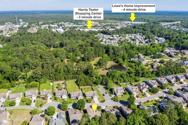 8130 Porters Crossing Way, Wilmington, NC 28411 - view of property location featuring a forest and nearby suburban area