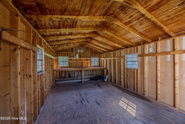 view of storage