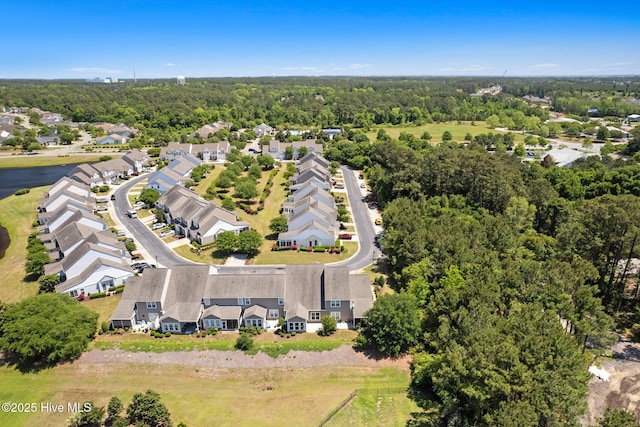 aerial view of residential area