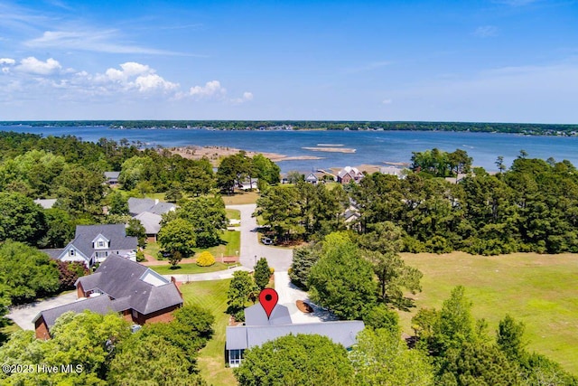 104 Stevens Ct, Swansboro, NC 28584 - aerial view with a water view