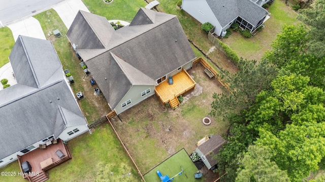 drone / aerial view