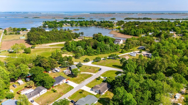 2 Cherokee Dr, Hubert, NC 28539 - drone / aerial view with a water view
