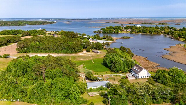 2 Cherokee Dr, Hubert, NC 28539 - bird's eye view featuring a water view