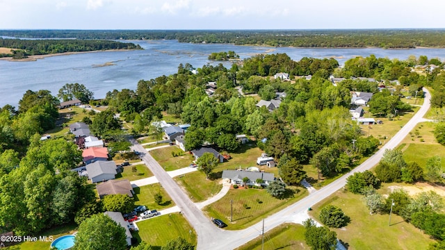 2 Cherokee Dr, Hubert, NC 28539 - bird's eye view with a water view and a residential view