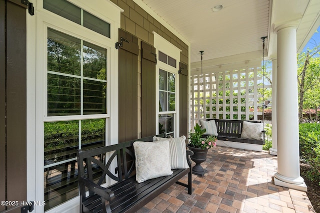 3681 Fairfield Way, Southport, NC 28461 - view of covered porch