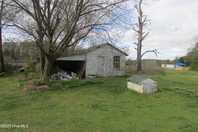 view of outbuilding with an outdoor structure