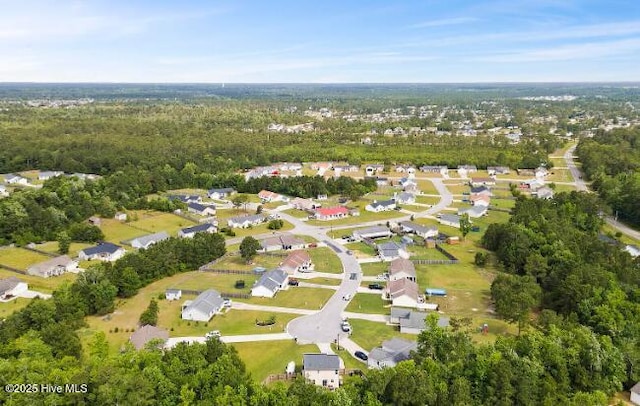 birds eye view of property featuring a residential view