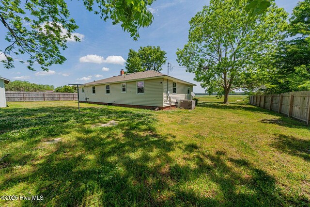 465 Meadstown Rd, Elizabeth City, NC 27909 - view of yard with fence and central AC unit