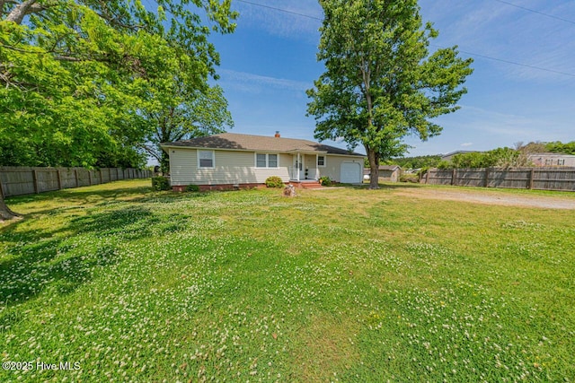 465 Meadstown Rd, Elizabeth City, NC 27909 - view of yard with a fenced backyard