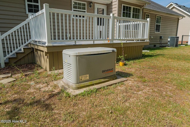 146 Ranch Dr, Elizabeth City, NC 27909 - exterior details with a power unit, crawl space, and cooling unit