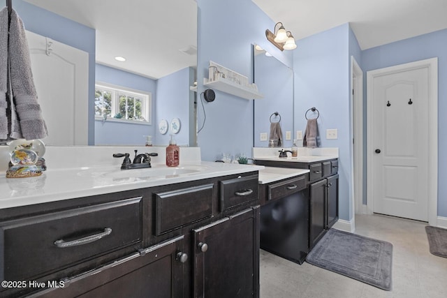 full bath featuring vanity