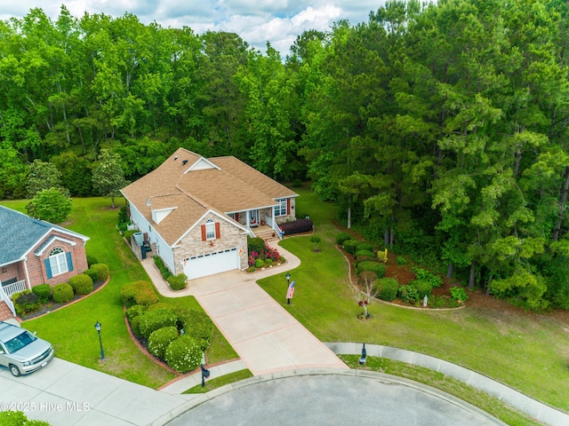 aerial view