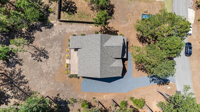 view from above of property