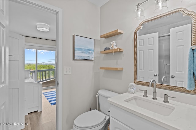 126 S Permuda Wynd Dr, North Topsail Beach, NC 28460 - full bathroom featuring toilet and vanity