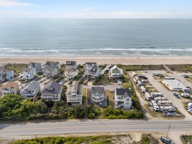 126 S Permuda Wynd Dr, North Topsail Beach, NC 28460 - aerial perspective of suburban area featuring extended coastline