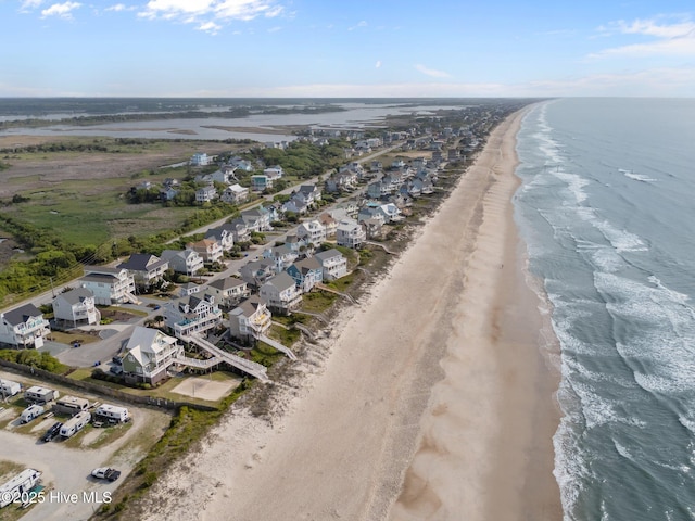 126 S Permuda Wynd Dr, North Topsail Beach, NC 28460 - view of property location with waterfront with a beach