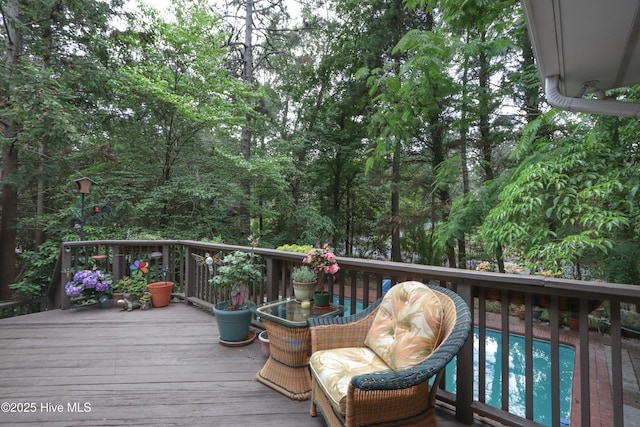 1 Collett Ln, Pinehurst, NC 28374 - deck with an outdoor pool