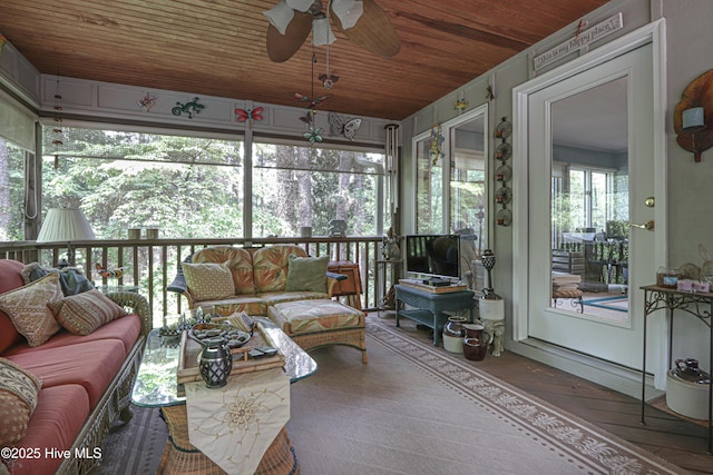 1 Collett Ln, Pinehurst, NC 28374 - sunroom / solarium featuring ceiling fan and outdoor lounge area