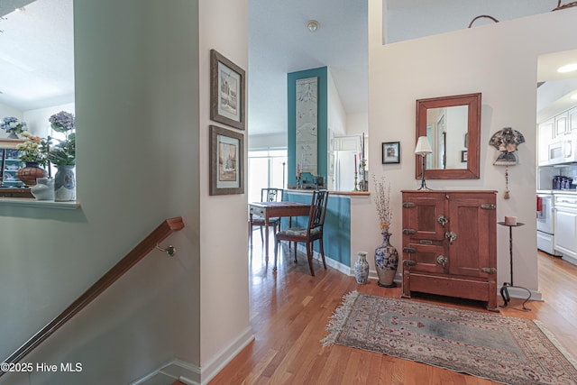 12 Shenecossett Ln, Pinehurst, NC 28374 - hallway with light wood-style flooring and baseboards