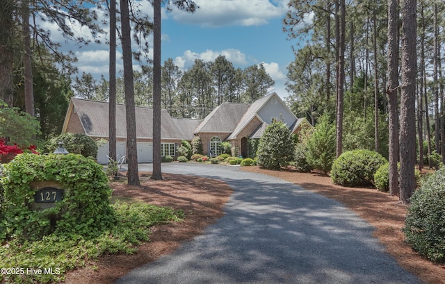 127 Sakonnet Trl, Pinehurst, NC 28374 - view of front facade with curved driveway