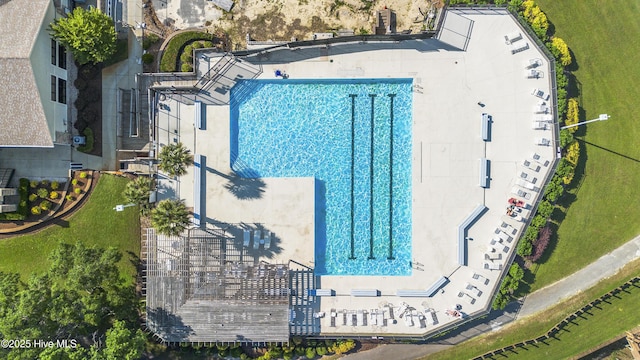 3243 Marsh View Dr SW, Supply, NC 28462 - bird's eye view of a pool