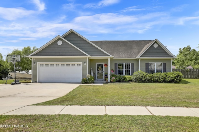133 Fallbrook Ln, Rocky Point, NC 28457 - view of front of property with a garage and concrete driveway