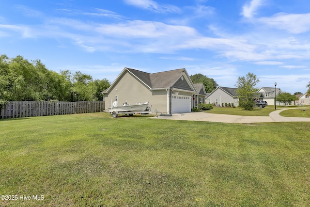 133 Fallbrook Ln, Rocky Point, NC 28457 - view of property exterior with concrete driveway, a garage, and a residential view