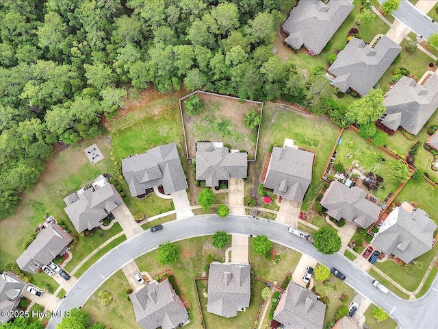 bird's eye view featuring a residential view