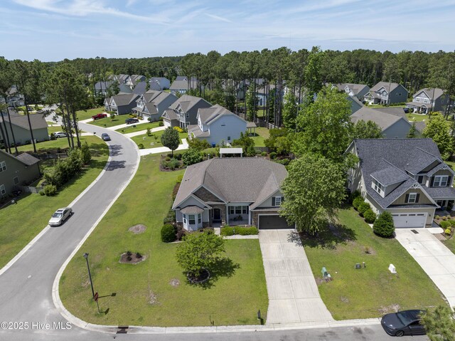 429 Canvasback Ln, Sneads Ferry, NC 28460 - aerial perspective of suburban area