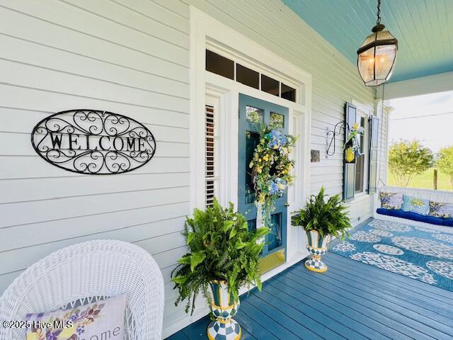 45 Hb Lewis Rd, Clinton, NC 28328 - entrance to property featuring covered porch