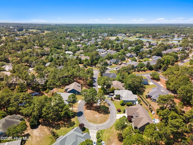 4145 Brighton Ln, Southport, NC 28461 - birds eye view of property with a water view and a residential view