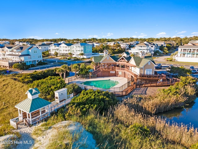 4145 Brighton Ln, Southport, NC 28461 - bird's eye view featuring a residential view