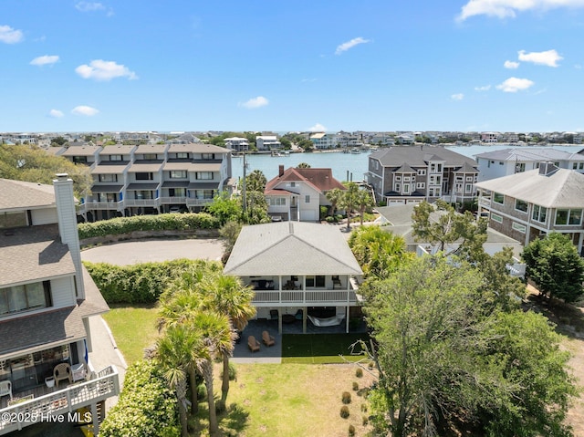 aerial perspective of suburban area