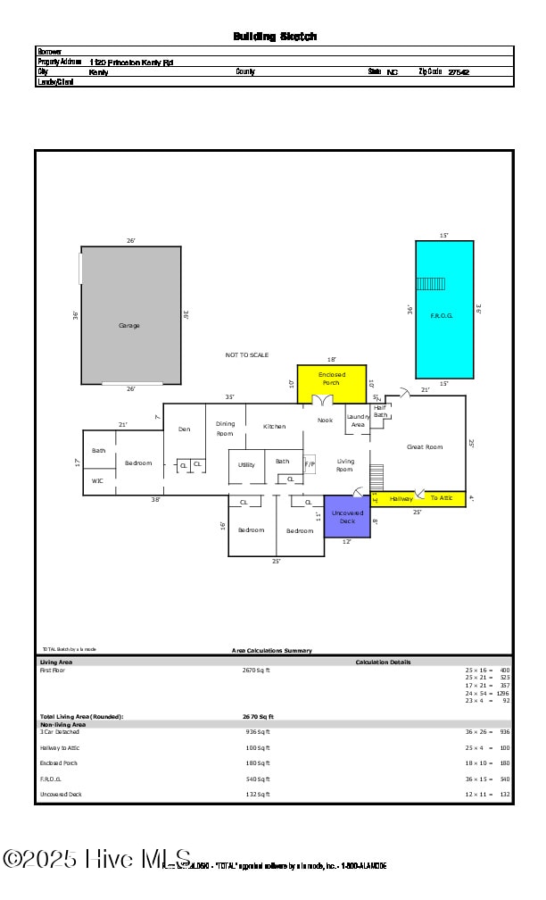 1120 Princeton Kenly Rd, Kenly, NC 27542 - room layout
