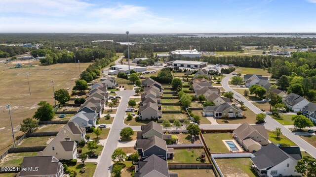 birds eye view of property featuring a residential view
