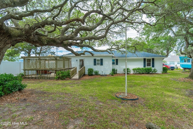 view of rear view of house