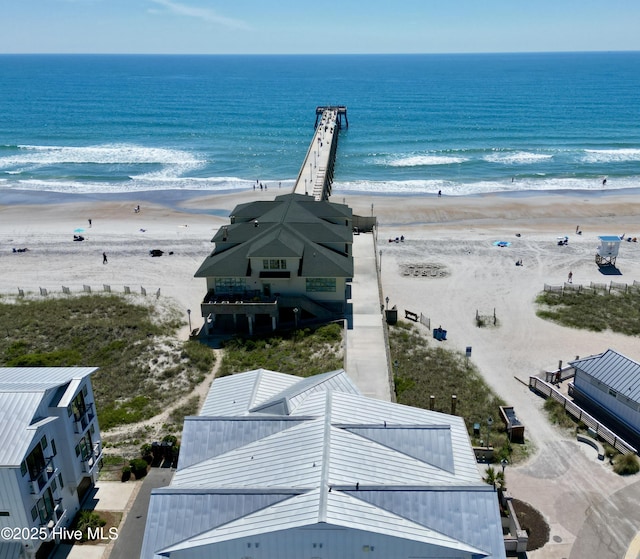 26 Seagull St Unit B, Wrightsville Beach, NC 28480 - drone / aerial view of extended coastline