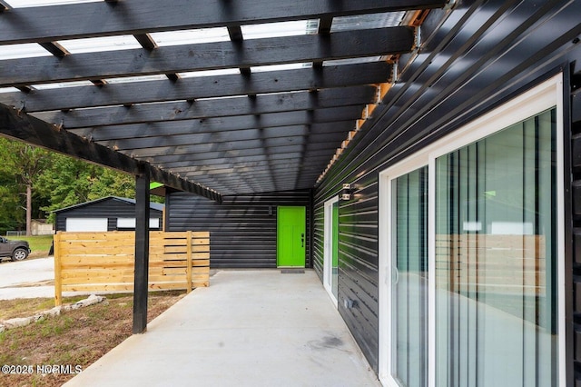 1718 Highland Dr, Washington, NC 27889 - view of patio / terrace featuring fence