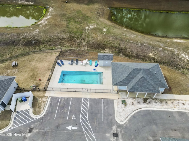 326 Starfish Ln, Sneads Ferry, NC 28460 - bird's eye view with a water view