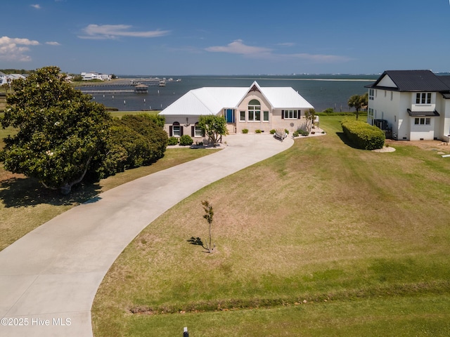 515 Blue Heron Dr, Newport, NC 28570 - view of subject property with a large body of water