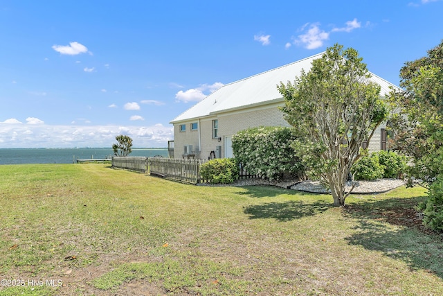 515 Blue Heron Dr, Newport, NC 28570 - view of yard with a water view