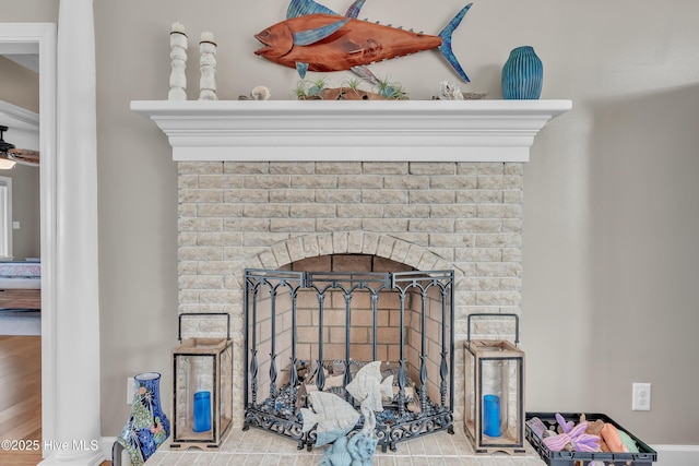 515 Blue Heron Dr, Newport, NC 28570 - detailed view of a fireplace