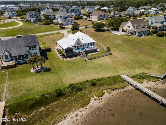 515 Blue Heron Dr, Newport, NC 28570 - aerial perspective of suburban area