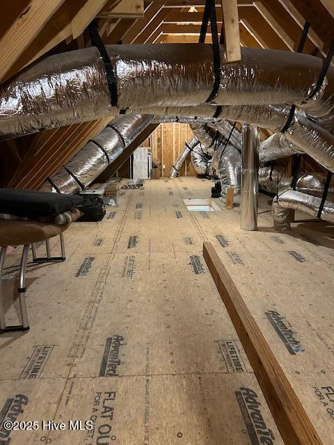 237 Pine Village Dr, Rocky Point, NC 28457 - view of unfinished attic