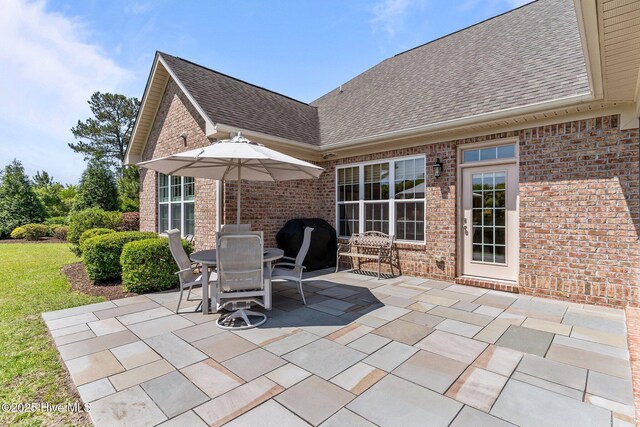view of patio / terrace with outdoor dining area