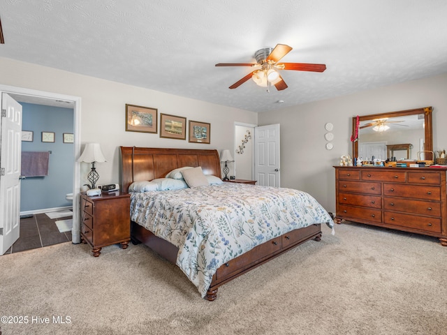 102 Flat Rock Ln, Richlands, NC 28574 - carpeted bedroom with ceiling fan